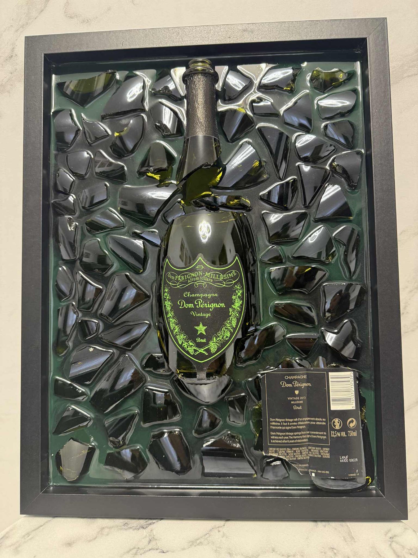 Tablou din rășină - Champagne Dom Perignon vintage