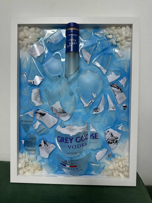 Tablou decorativ din rășină - Grey Goose