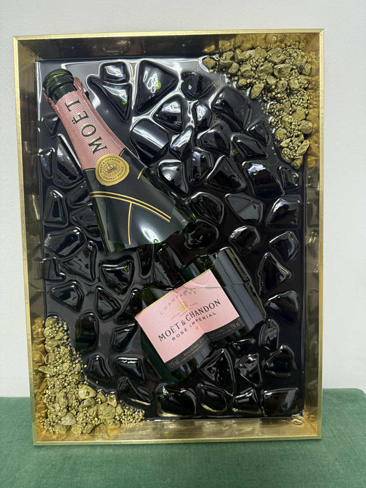 Tablou decorativ din rășină - Moet&Chandon Rose Imperial