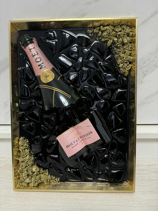 Tablou decorativ din rășină - Moet&Chandon Rose Imperial